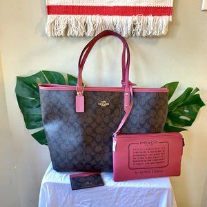 (Sold on Mercari) Coach Reversible City Tote